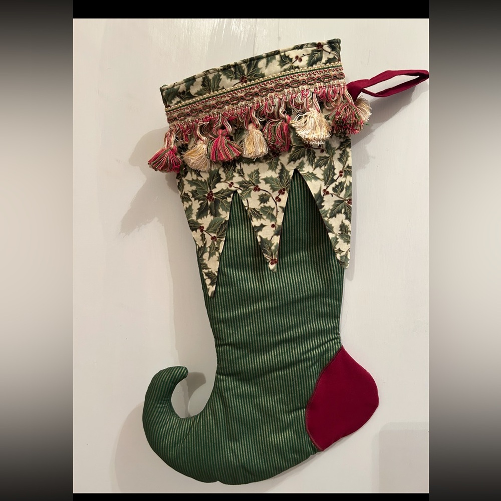 Green and Red Stocking